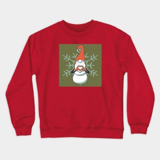 Snow Gnome snowman Crewneck Sweatshirt